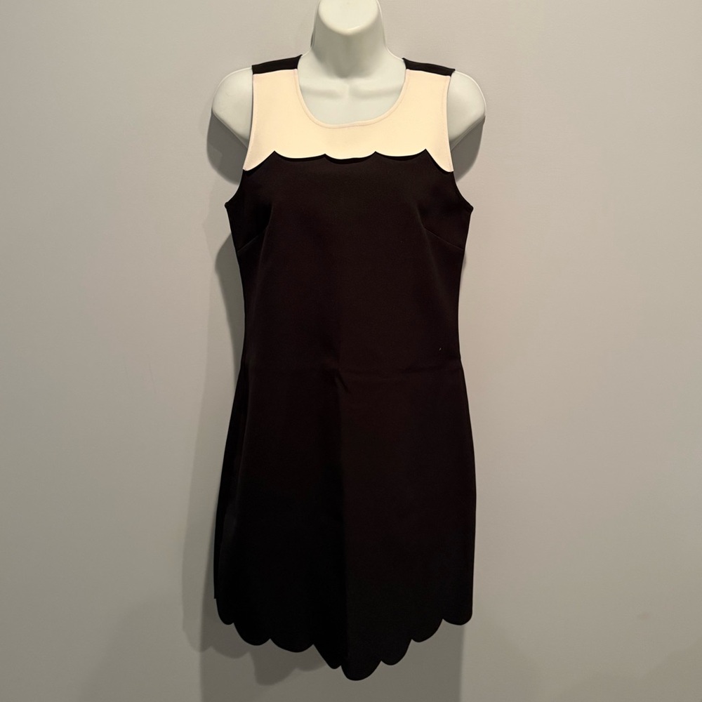 Jcrew Scalloped Hem Dress